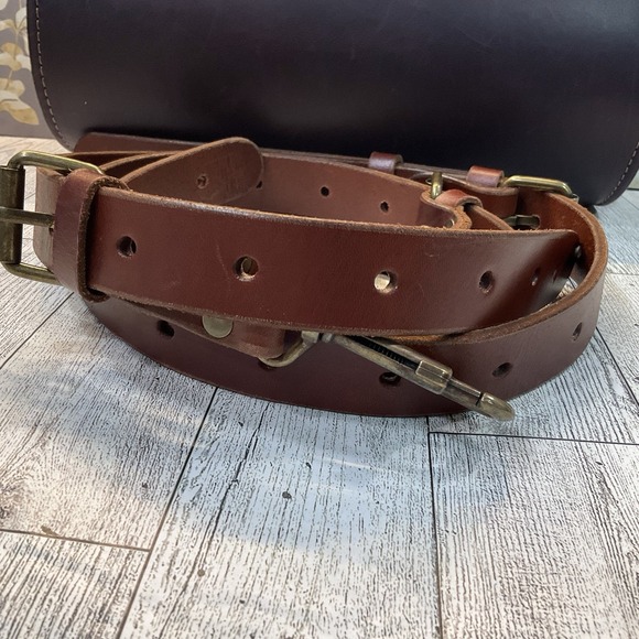 Ladybuq Handmade Poland Leather Oversized Leather Tote Shoulder Bag Plum - Picture 9 of 15